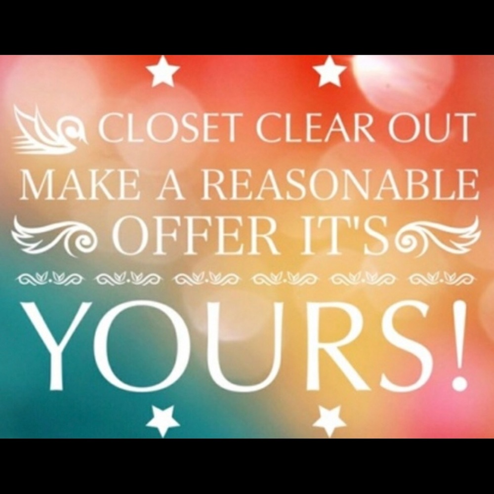 Closet clear out!
